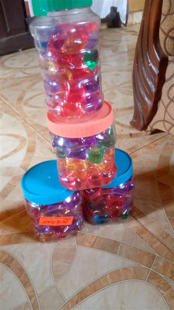 Laundry beads soap with different fragrance