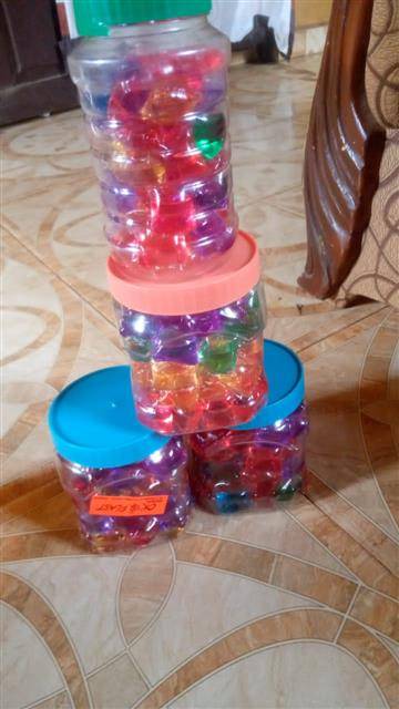 Laundry beads soap with different fragrance