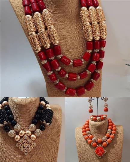 Original high-quality beaded necklace