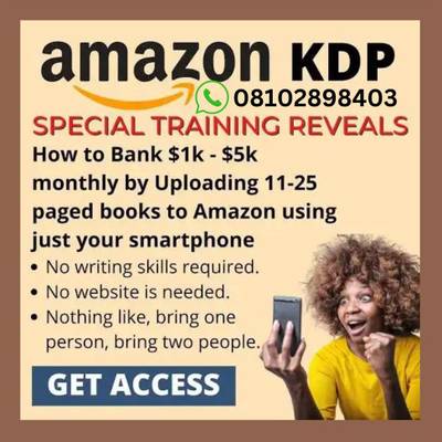 Amazon Kdp course for smart phone users.