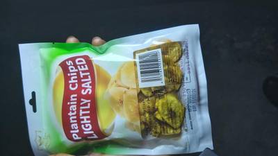 Delicious plantain chips