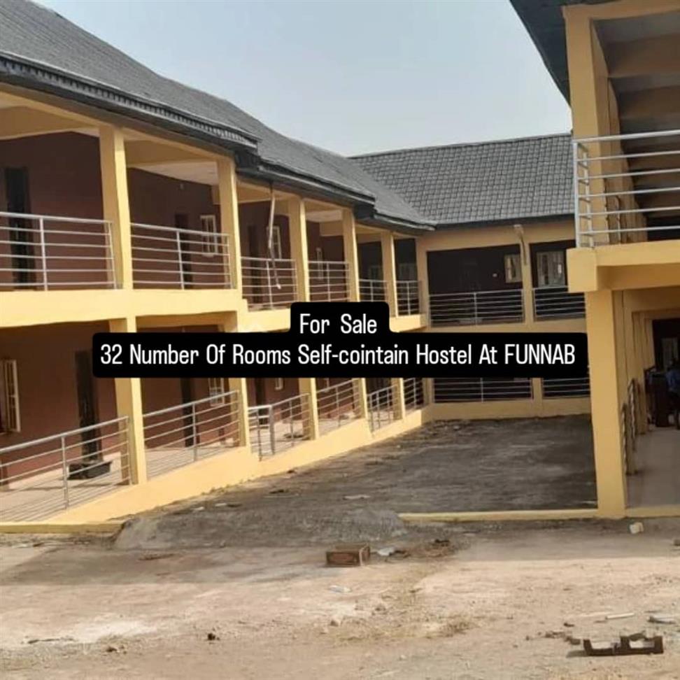 FULLY FUNCTIONAL 32 ROOMS HOSTEL, FUNAAB