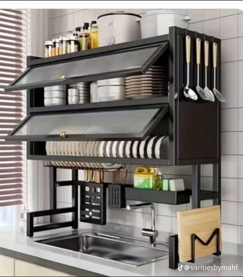 85cm double dust proofplate rack