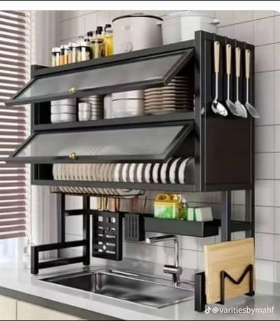 85cm double dust proofplate rack