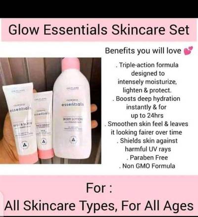 Body/face cream and face mask & scrub