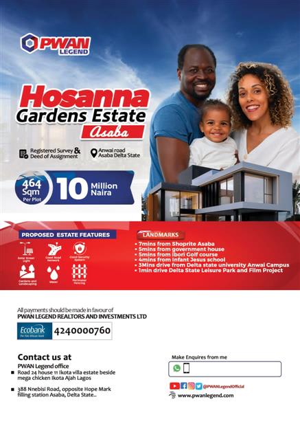 Hosanna Gardens Estate,