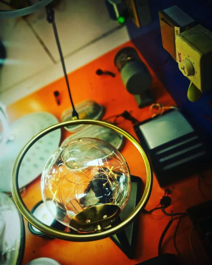 Led drop pendant light