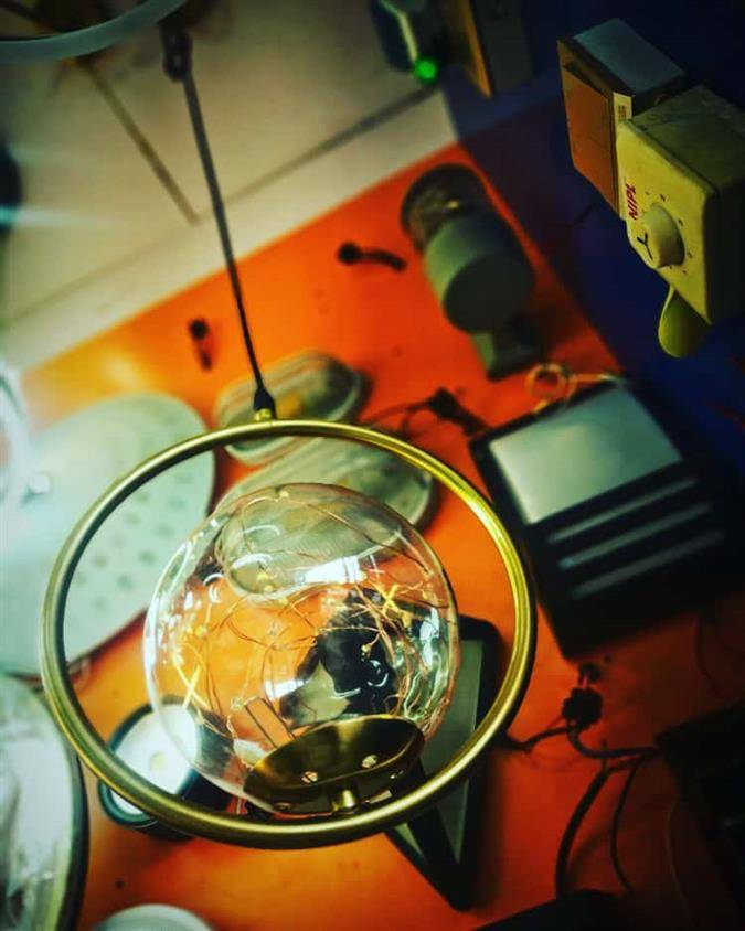 Led drop pendant light