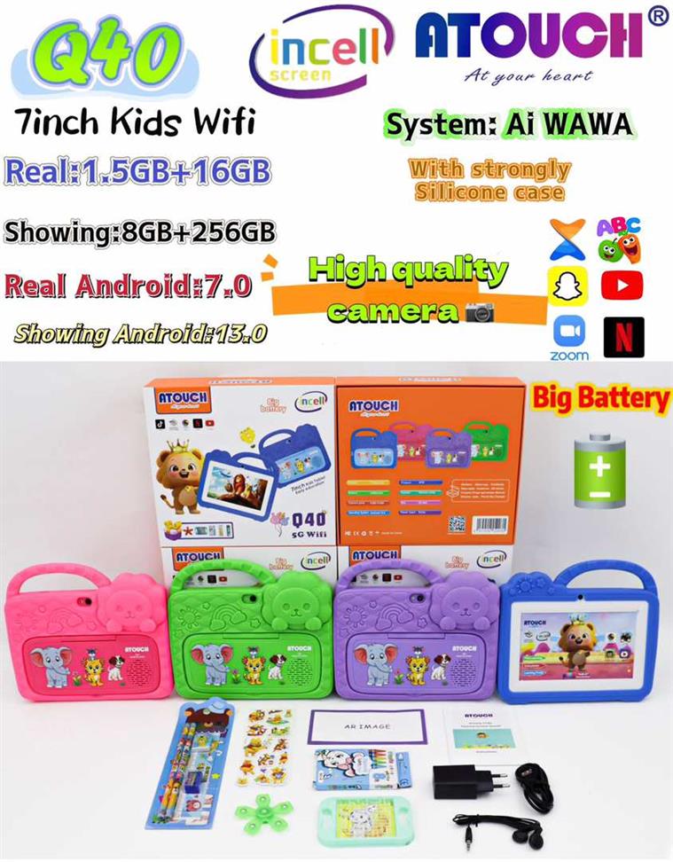 Atouch Q4 WiFi kids tab