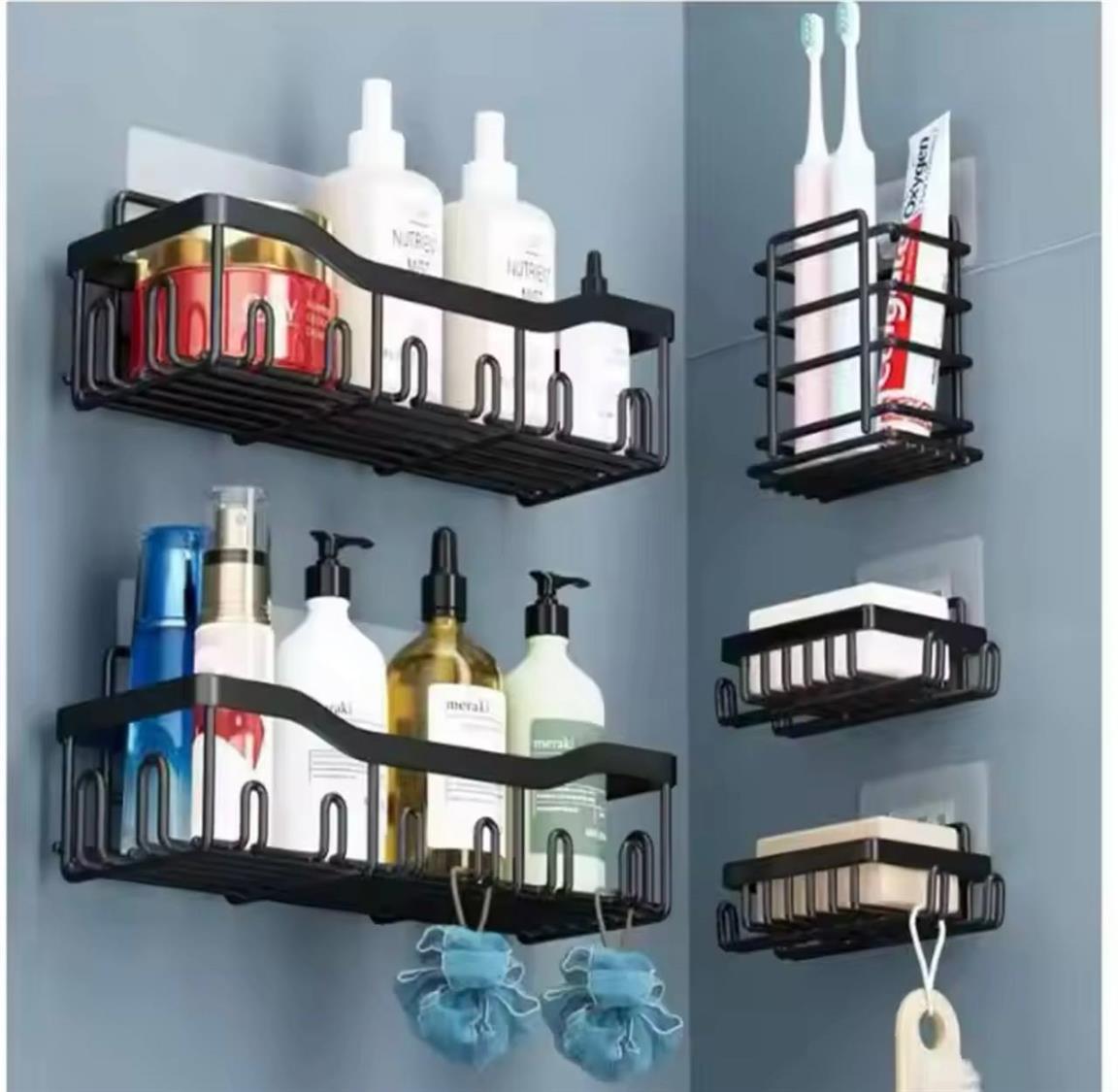 5 PCs toilet rack organizer
