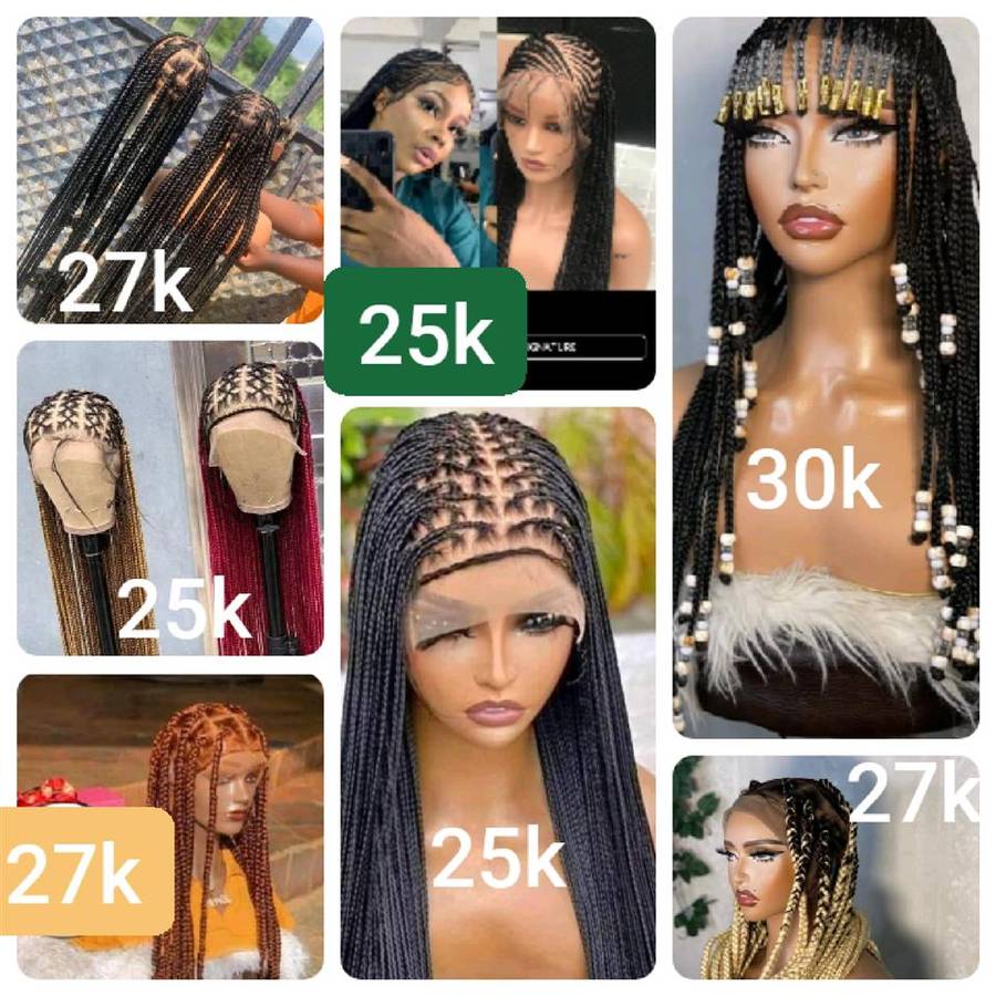 Braided wigs and hair maintenance