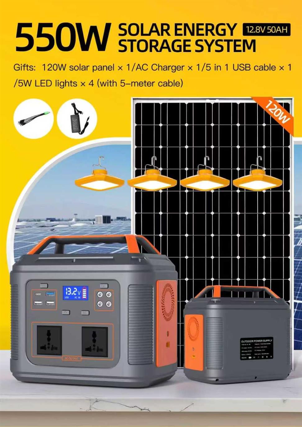 Fibon 550w solar generator