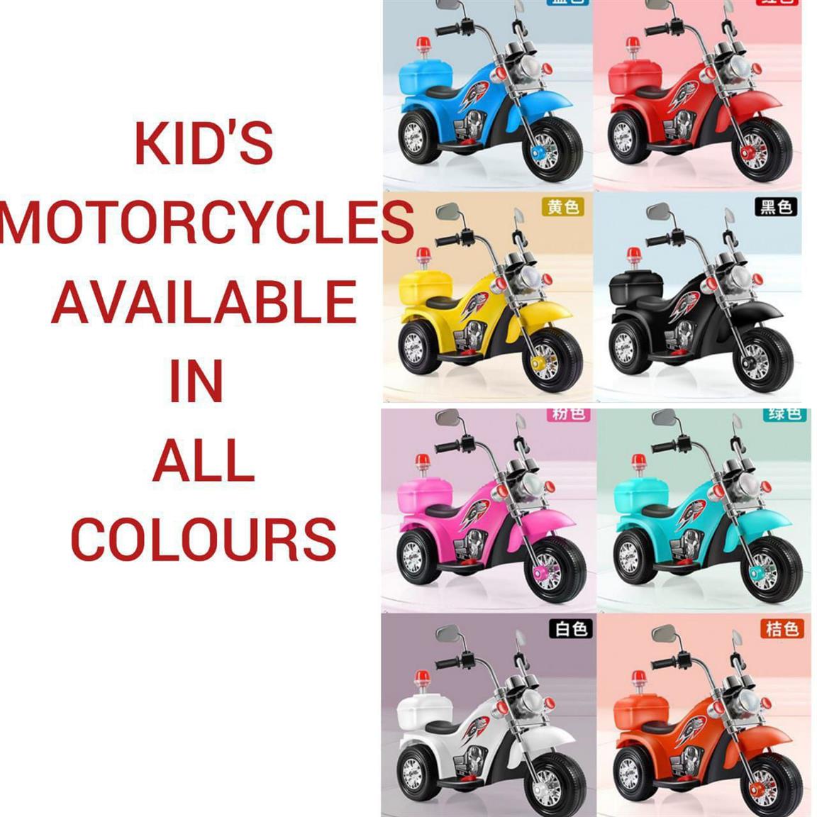 LONG HAND KIDS RECHARGEABLE MOTORCYCLE