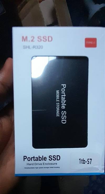 PORTABLE 1TB SSD EXTERNAL DRIVE STORAGE