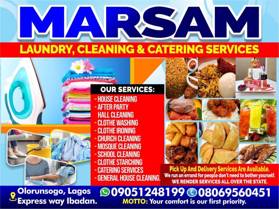 Laundry and House cleaning
