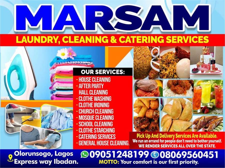 Laundry and House cleaning
