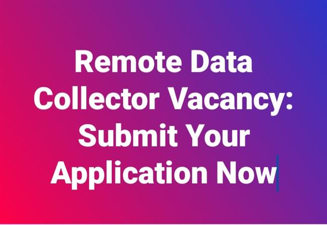 Remote Data Collector position