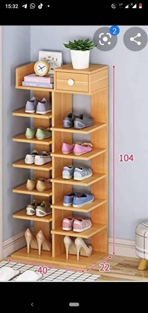 Elegant shoe racks