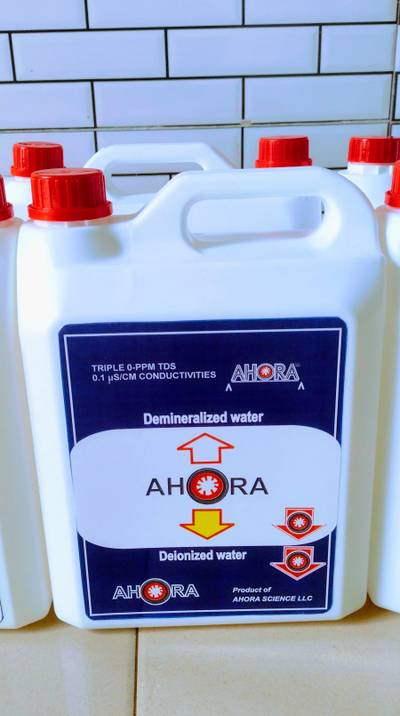 AHORA SCIENCE Deionized water