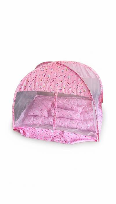 Baby bed with canopy net