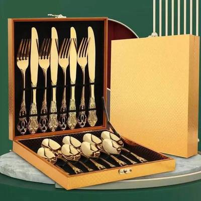 Gold CUTLERY Box
