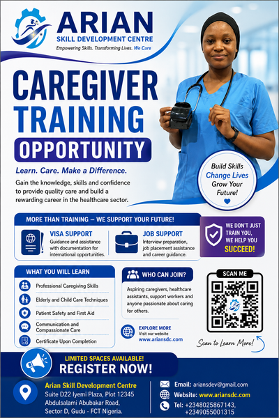 Certified Healthcare /Nursing Assistant 9 Caregiver) Training