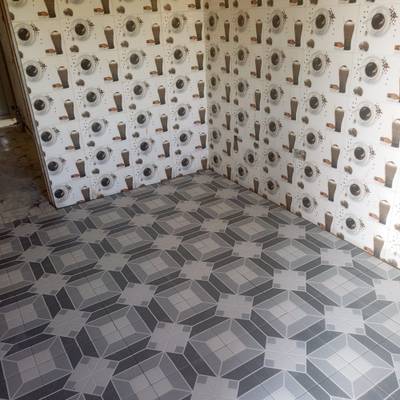 Tiles art window design and building houses