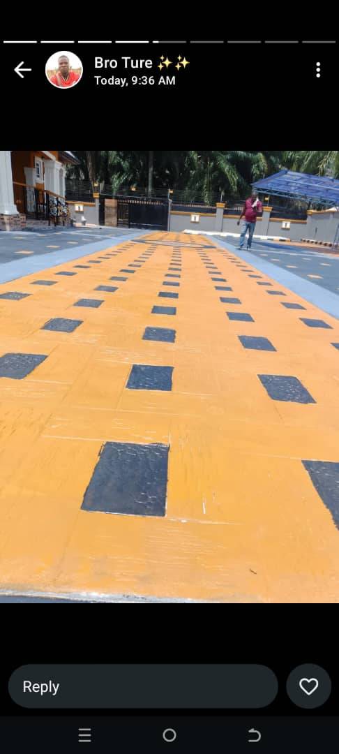 Installation off tiles of all kind