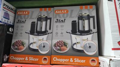3in1 kolax food processor with Glass bow
