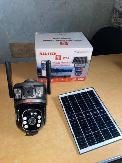 Dual lens solar camera