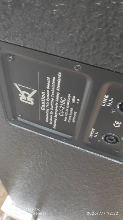 CV-218C CVR subwoofer