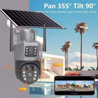 Intelligent Solar Energy Alert 4g PTZ Camera