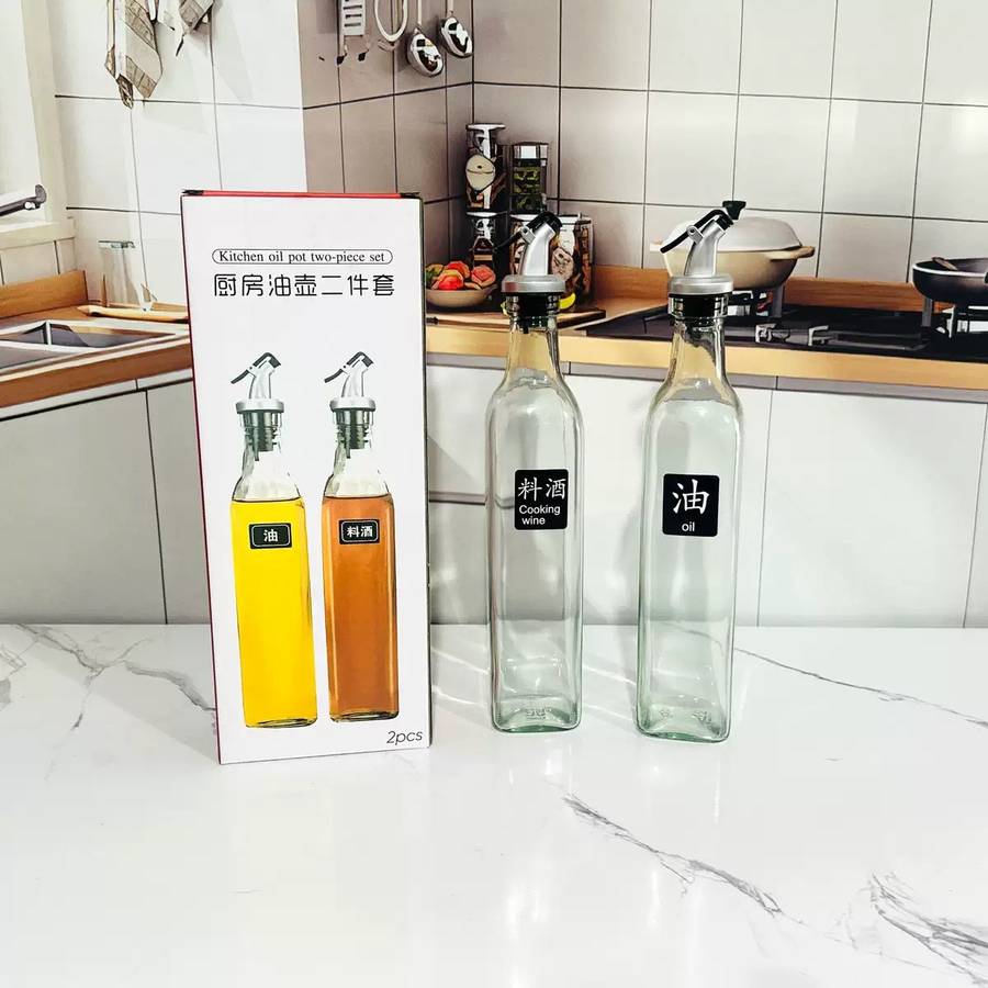 2 in 1 500ml oil bottle