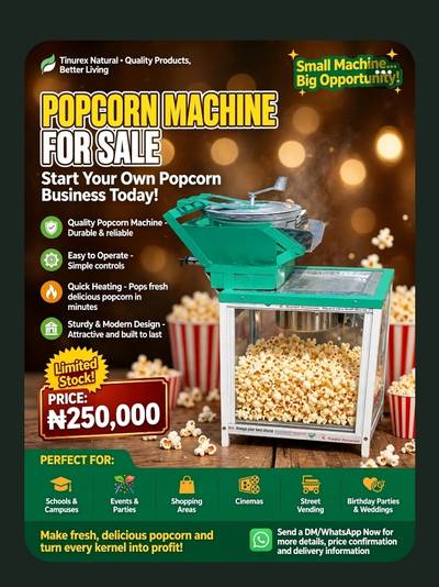 GAS POPCORN MACHINE