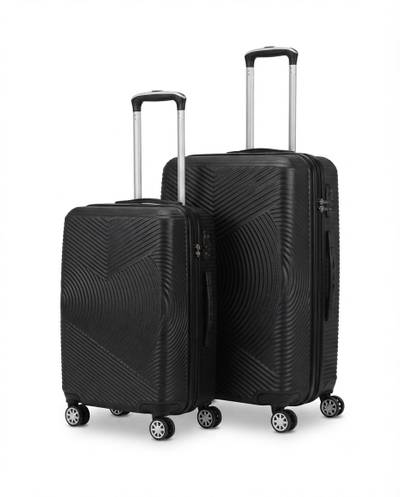 Hard Shell Trolley Luggage Set – Pink (2 Piece)