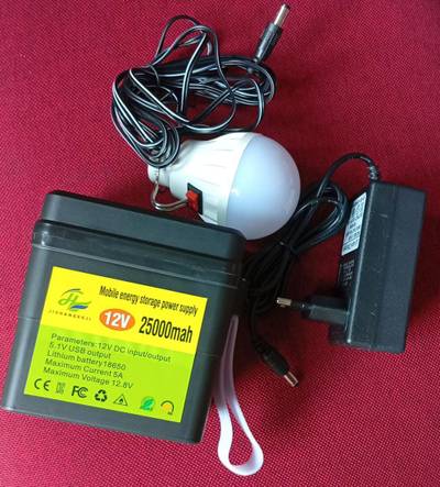 25000mah Heavy duty charging kit