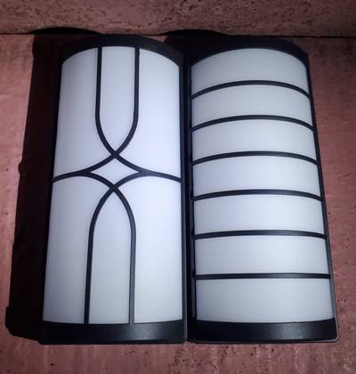 Plastic wall light available