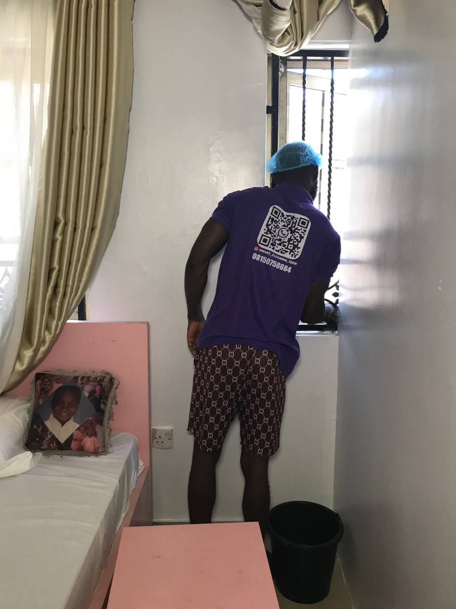 8 bedroom duplex move in deep cleaning