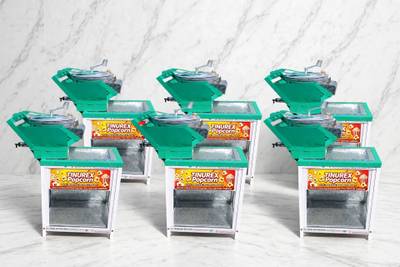 Gas popcorn machine