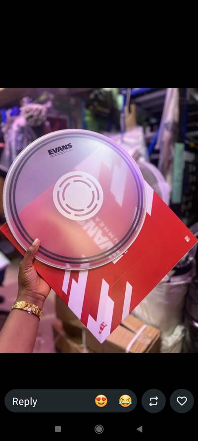 Evans drum vellum