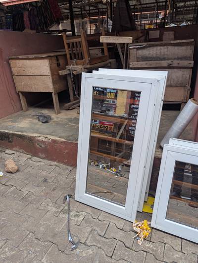 Aluminum Casement Windows with Net and burglary