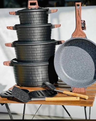 Ucc life granite cookware set