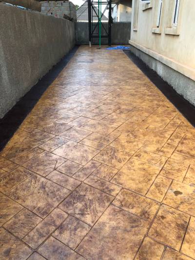 Stamp floor design (cost per square meters)
