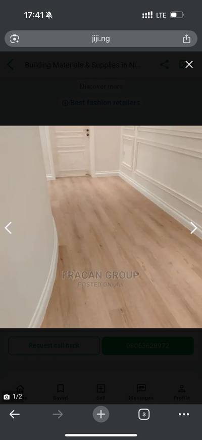 Quality wood like vinyl floor in lagos