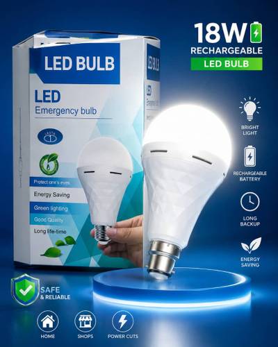 18W Rechargeable LED bulb