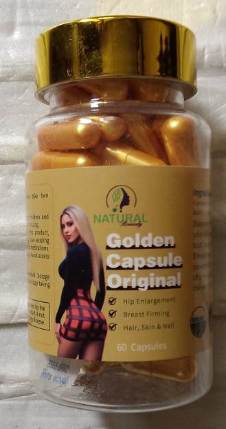 Golden Capsule for Butt, Breast, Skin and Nails