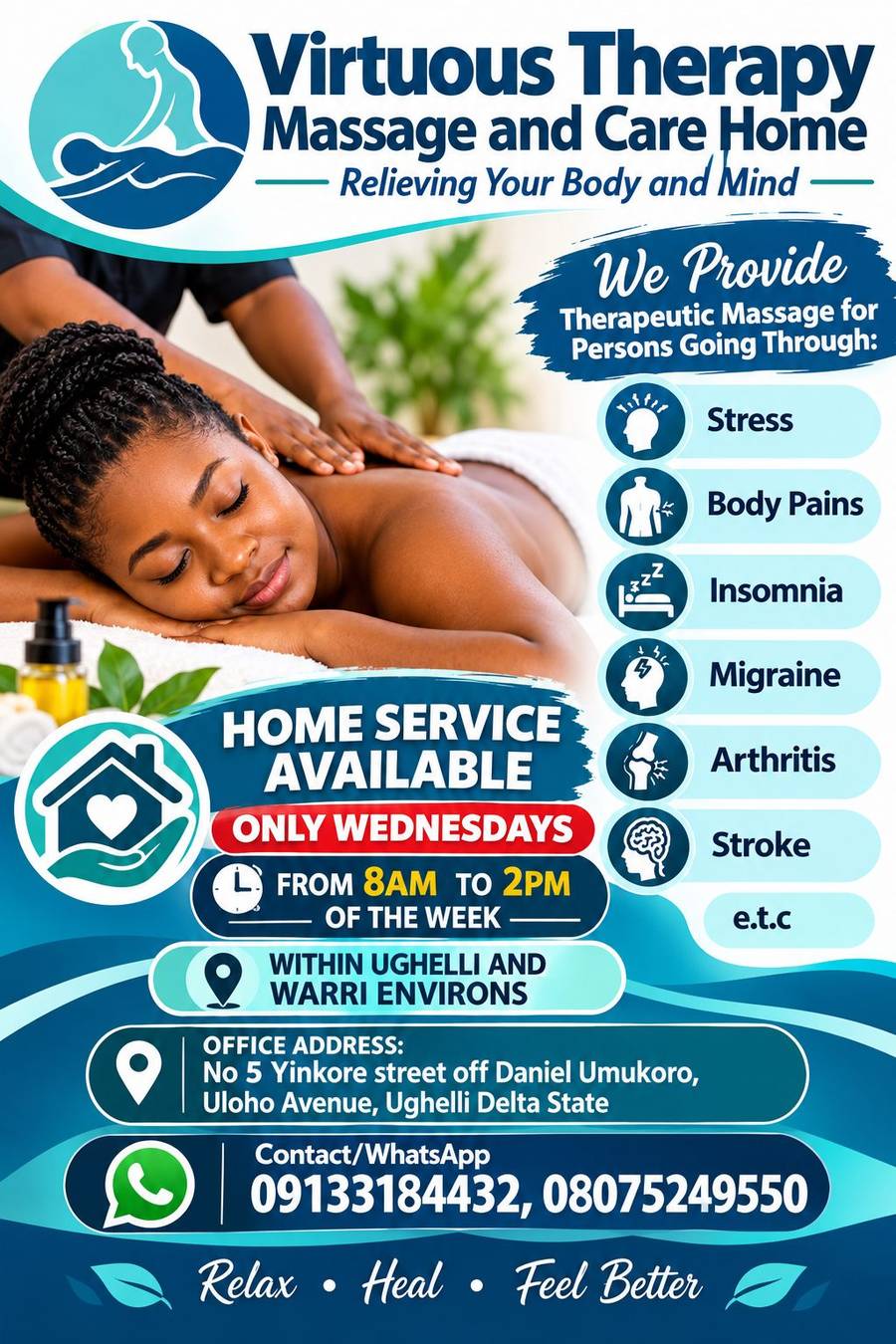 Massage(Deep Tissue Massage)