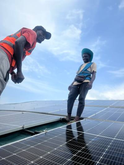 Solar panels, inverters and lithium battery