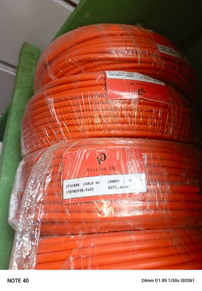 Speaker cable available