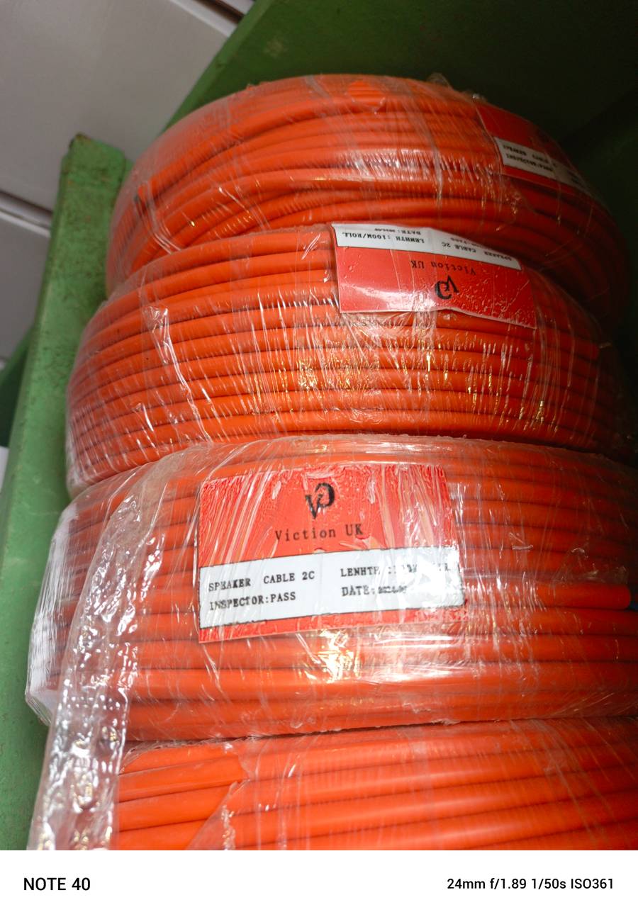 Speaker cable available